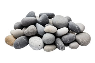 Balancing Act of the Stone Guardians. On a White or Clear Surface PNG Transparent Background.