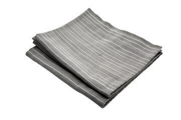 Elegant Layers of Gray and White Stripes. On a White or Clear Surface PNG Transparent Background.