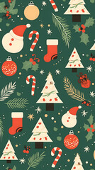 christmas seamless pattern