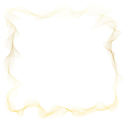 golden doodle square lines frame