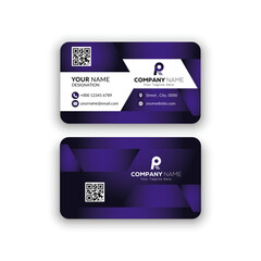 Obraz premium Corporate Creative and Modern Stylish Professional Business card template design 