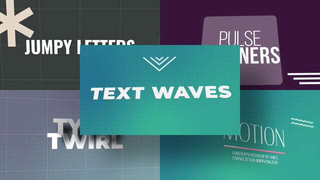 3D Expression Text Art | Animated Titles with Control Panels