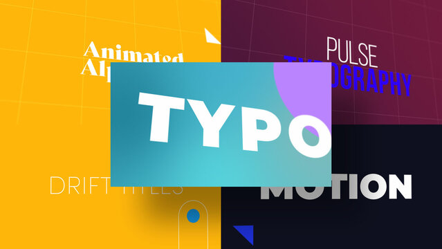 3D Floating Text Bubbles | Animated Titles with Control Panels