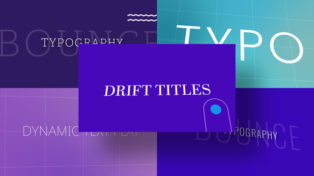 3D Galactic Text Adventures | Animated Titles with Control Panels