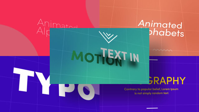 3D Gravity Defying Text | Animated Titles with Control Panels