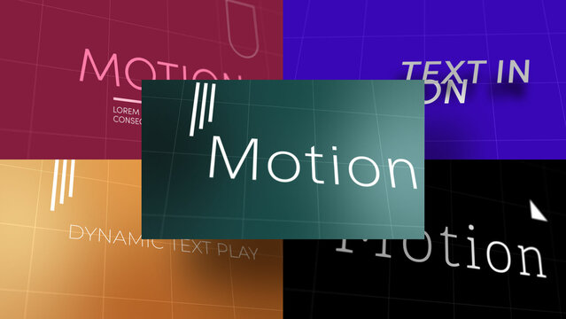 3D Gravity Text Effects | Animated Titles with Control Panels