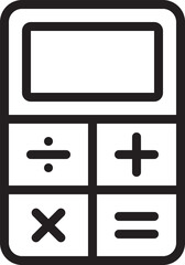 calculator icon illustration