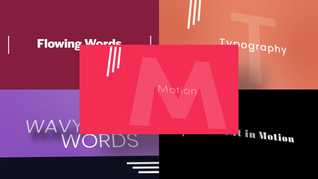 3D Levitating Text Designs | Animated Titles with Control Panels