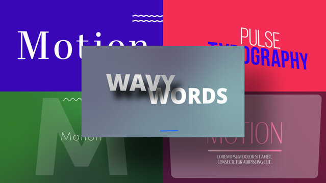 3D Note Text Designs | Animated Titles with Control Panels