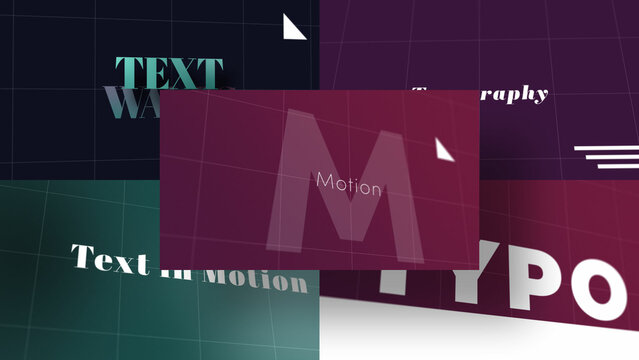 3D Phantom Text Shadows | Animated Titles with Control Panels