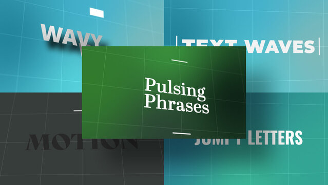 3D Photon Text Streams | Animated Titles with Control Panels