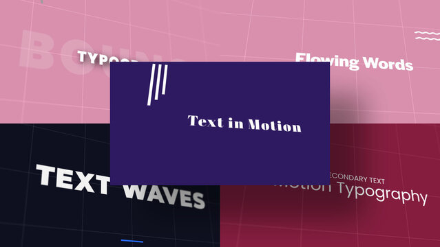 3D Quantum Leap Text | Animated Titles with Control Panels