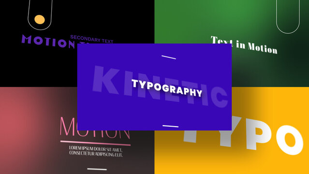 3D Quantum Text Vibration | Animated Titles with Control Panels