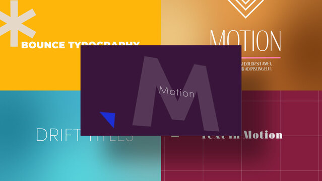 3D Radiant Text Patterns | Animated Titles with Control Panels
