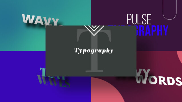 3D Riff Text Motifs | Animated Titles with Control Panels