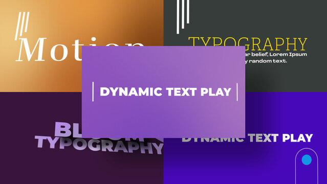 3D Scale Text Framework | Animated Titles with Control Panels