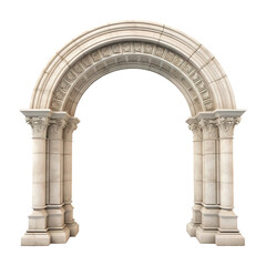 Obraz premium Arch isolated on white background