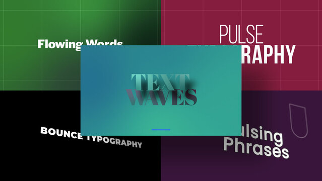 3D Shadow Play Text | Animated Titles with Control Panels