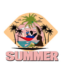 Summer Elements and Craft Design.