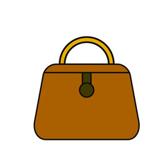 Bag icon on white background