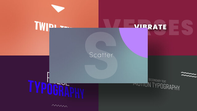 3D Stellar Text Dynamics | Animated Titles with Control Panels