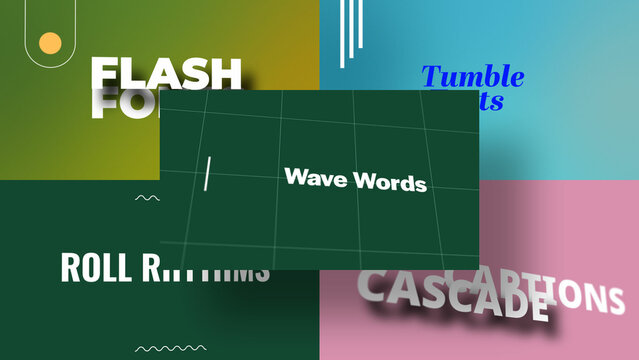 3D Tempo Text Speed | Animated Titles with Control Panels