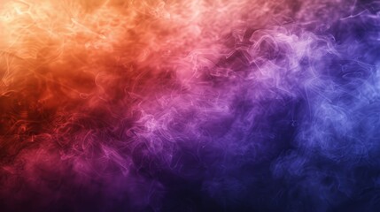 An abstract template color flyer with transparent smoke effects