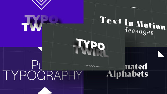 3D Text Orbit Paths | Animated Titles with Control Panels
