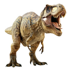 Photo of dinosaur isolated on transparent background