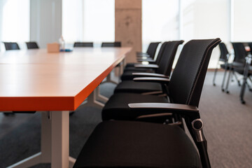 Business meeting room or Board room interiors.