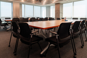 Business meeting room or Board room interiors.