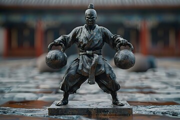 Martial Arts Master Combines Karate and Kettlebell Workouts for Elevated Fitness Routine