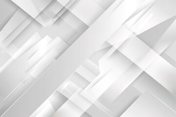 Abstract white background with geometric shapes and gradient
