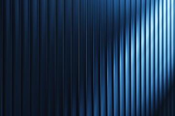 Blue gradient background with vertical lines, dark blue color