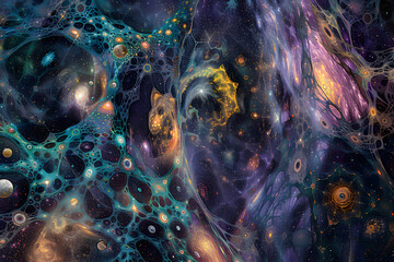Cosmic Abstract: Explore the Universe