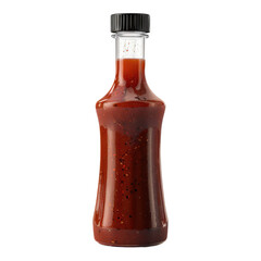 Photo of sauce bottle isolated on transparent background