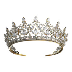 Photo of tiara isolated on transparent background