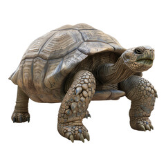 Photo of tortoise isolated on transparent background