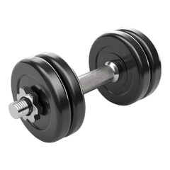 Photo of weight dumbbells isolated on transparent background