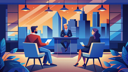 group of people in a meeting