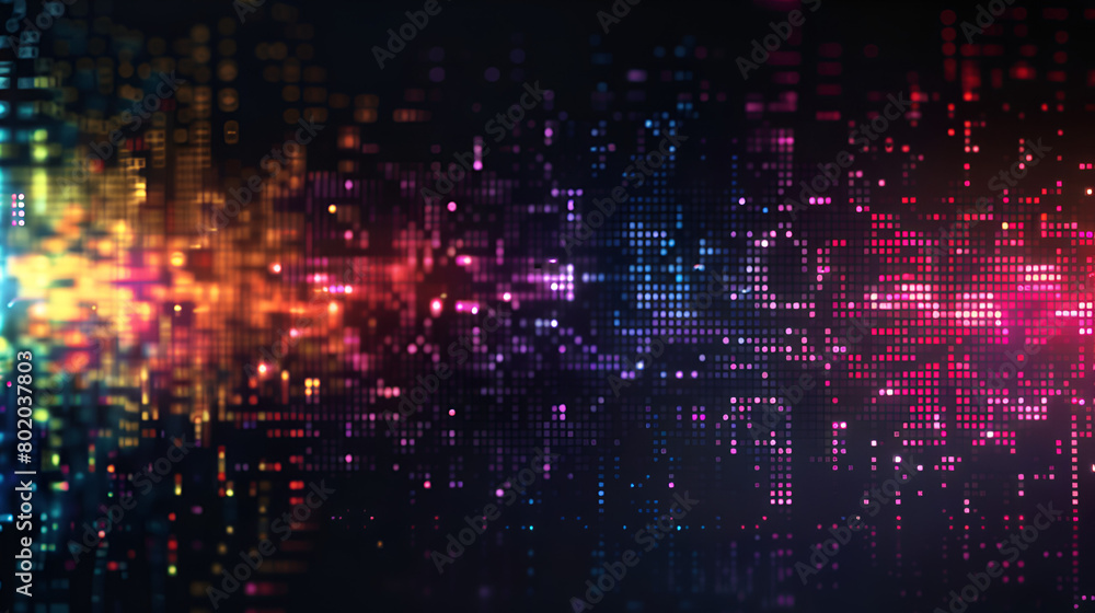 Poster abstract speed motion blur striped glitch distorted tilt colorful seamless pattern background