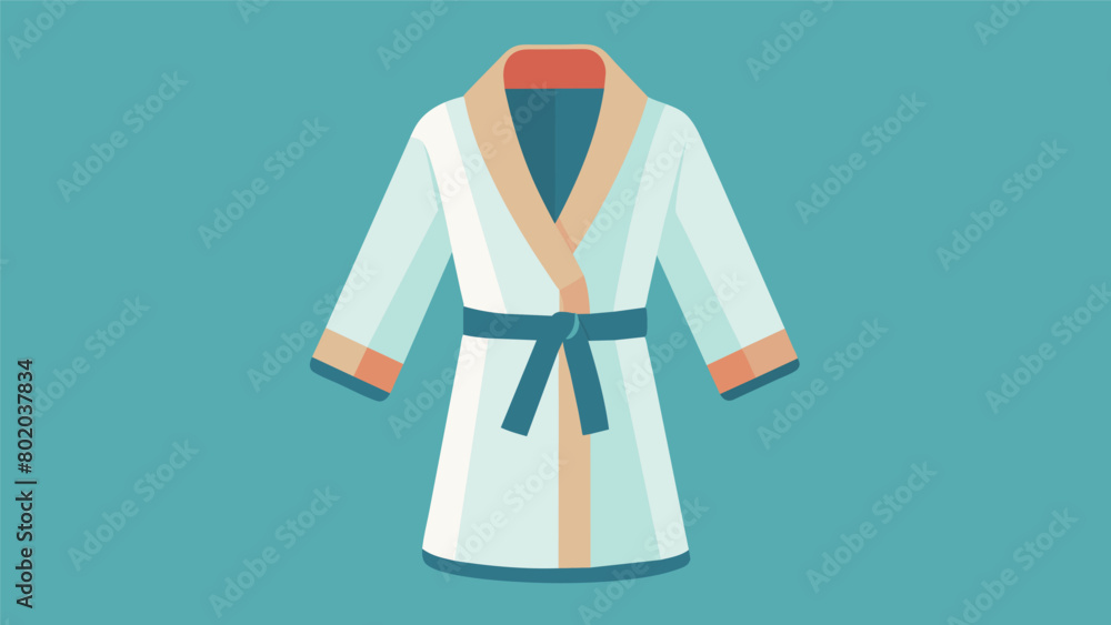 Poster a light yet absorbent robe to quickly slip on and off before and after sauna use..