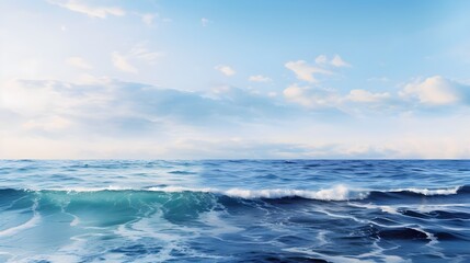 Image of a Serene Seascape with Calming Blue Tone,
Tranquil Background for Soothing Themes, Hand Edited Generative AI