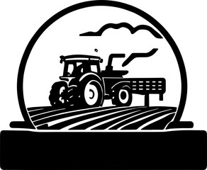 Farming and agriculture concept icon isolated on white background