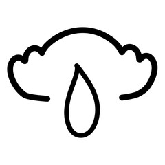 Weather line stroke icon
