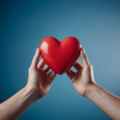 Obraz premium heart in hands