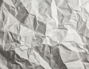 Zerknittertes weißes Papier textur Hintergründe 