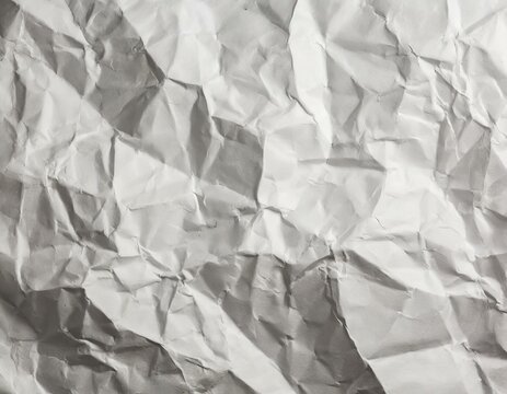 Zerknittertes wei&szlig;es Papier textur Hintergr&uuml;nde 