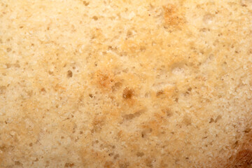 Close Up of a Toasted Hme Made Bread Roll Showing Texture