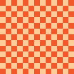 Aesthetics cute retro groovy checkerboard, gingham, plaid, checkers pattern background. Groovy checkered seamless patterns, vintage aesthetic background. Grid geometric square shape. 11:11
